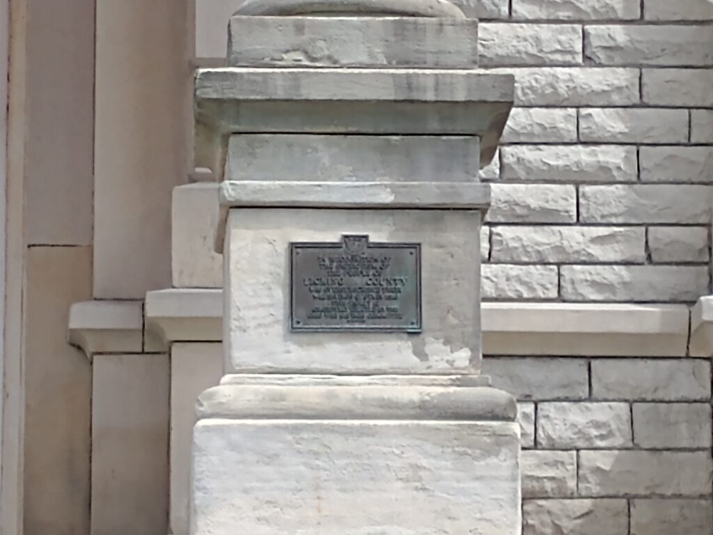 LICKING COUNTY WAR SAVINGS STAMPS MEMORIAL PLAQUE