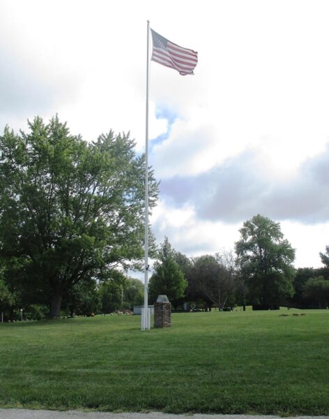 WILLIAM H. PITSENBARGER WAR MEMORIAL FLAGPOLE
