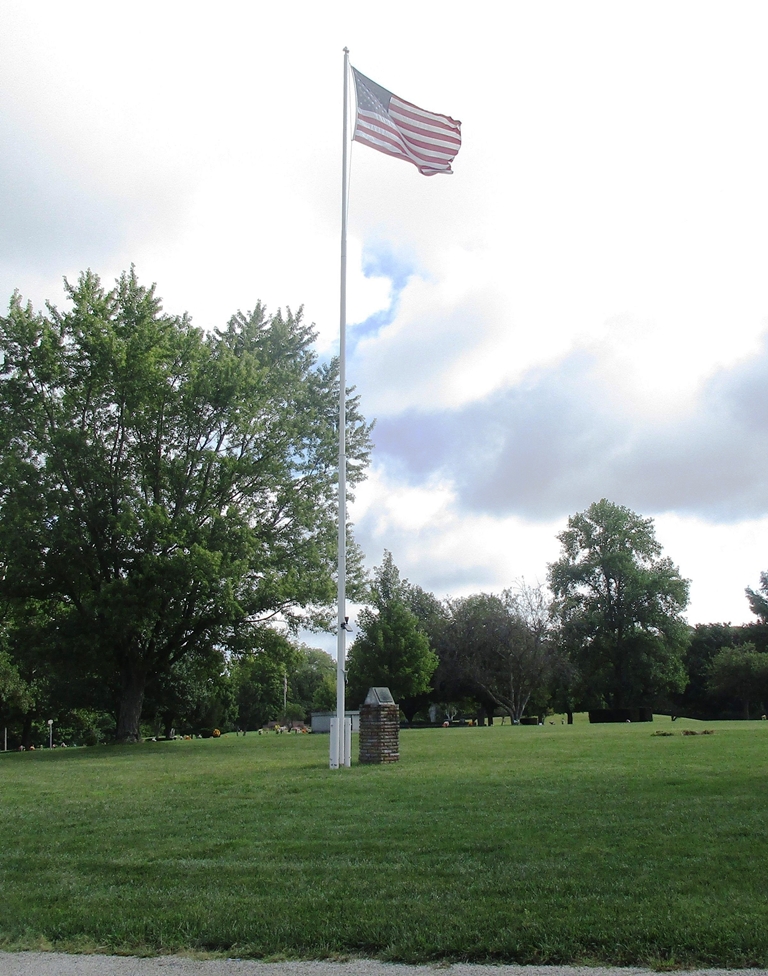 WILLIAM H. PITSENBARGER WAR MEMORIAL FLAGPOLE