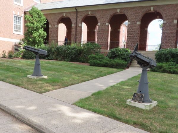 GUNS FROM SPANISH FLAGSHIP REINA CHRISTINA MEMORIAL