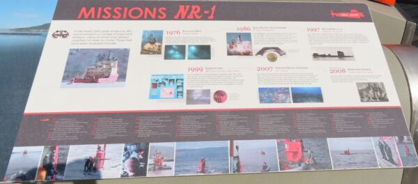 MISSIONS NR-1 SAIL MEMORIAL PANEL