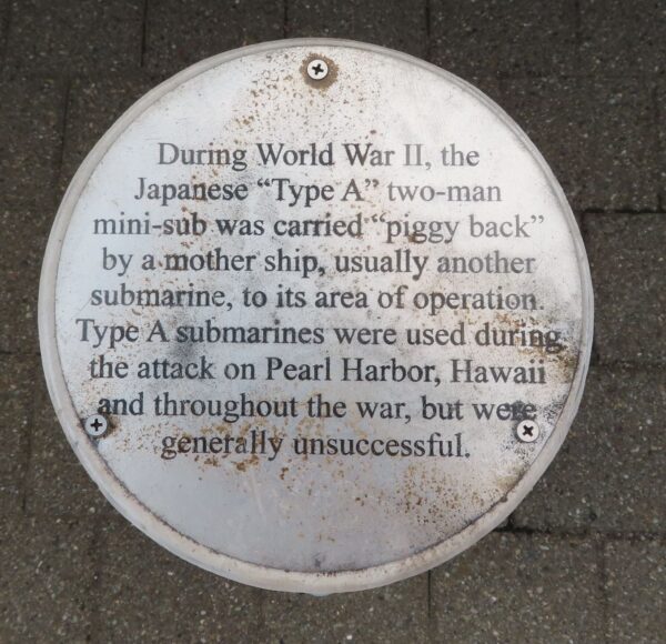 JAPANESE TYPE A WAR MEMORIAL PLAQUE