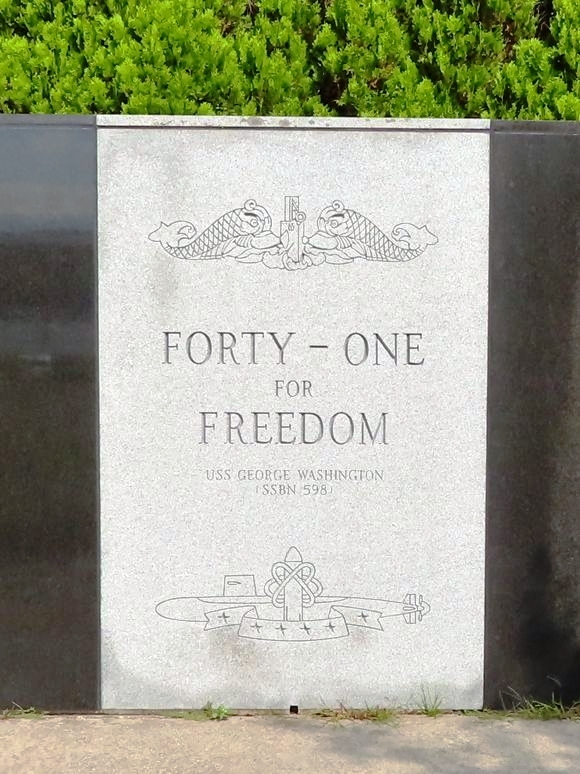 FORTY-ONE FOR FREEDOM WAR MEMORIAL CENTER STONE
