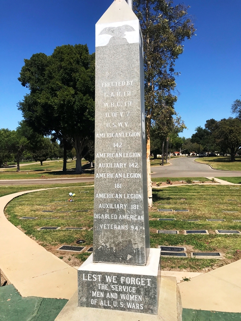 LEST WE FORGET VETERANS OF ALL U.S. WARS