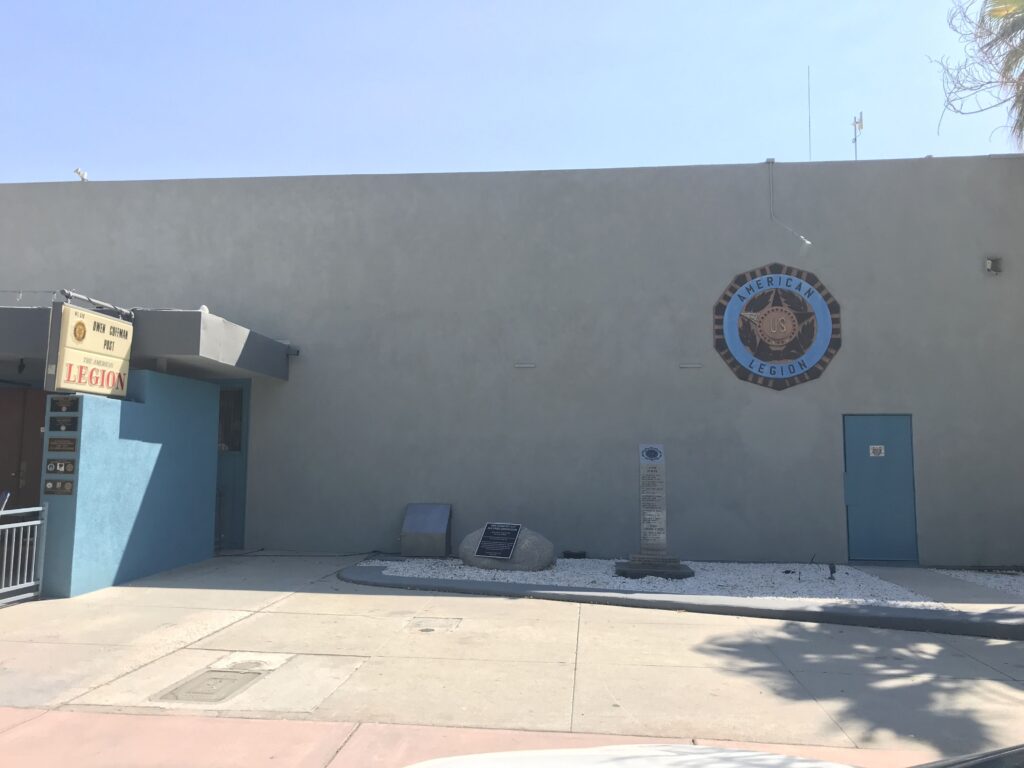 OWEN COFFMAN POST #519 PALM SPRINGS AMERICAN LEGION MEMORIAL BUILDING