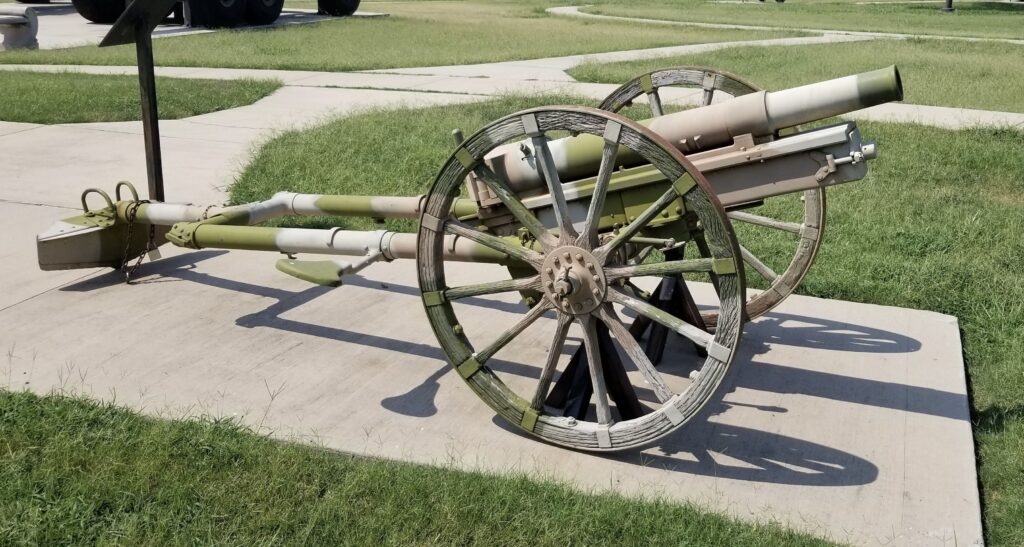 JAPANESE TYPE 41 75MM REGIMENTAL GUN MEMORIAL
