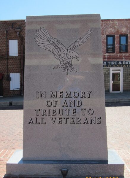 FAIRFAX TRIBUTE TO ALL VETERANS MEMORIAL CENTER STONE