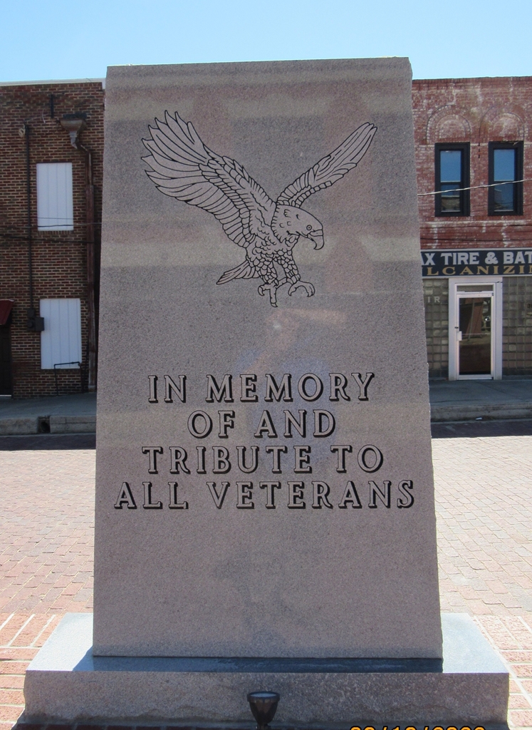 FAIRFAX TRIBUTE TO ALL VETERANS MEMORIAL CENTER STONE