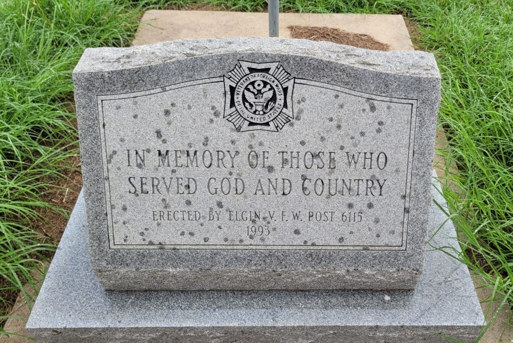 V.F.W. POST 6115 VETERANS MEMORIAL