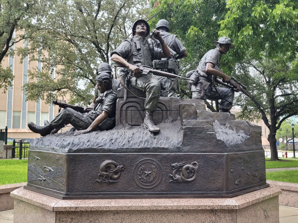 THE TEXAS CAPITOL VIETNAM VETERANS MONUMENT FRONT