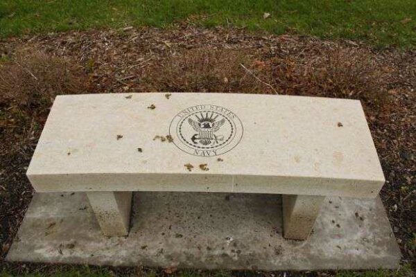 OSHKOSH UNITED STATES NAVY MEMORIAL BENCH