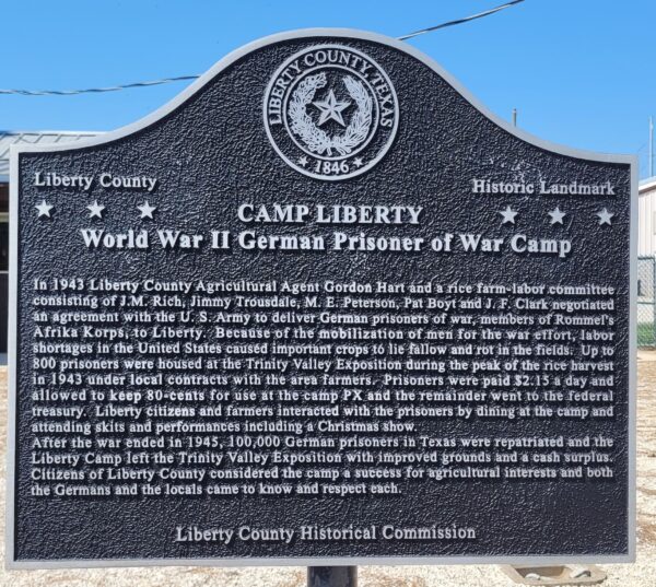 CAMP LIBERTY WAR MEMORIAL MARKER