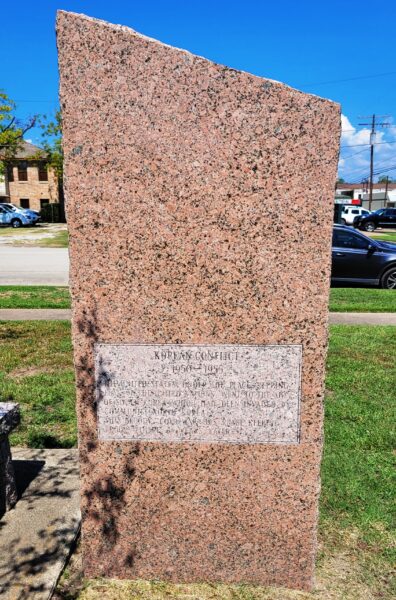 CITY OF CLEVELAND, TX KOREAN CONFLICT MEMORIAL
