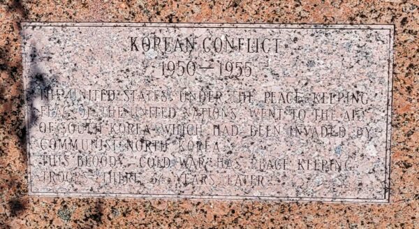 CITY OF CLEVELAND, TX KOREAN CONFLICT MEMORIAL STONE