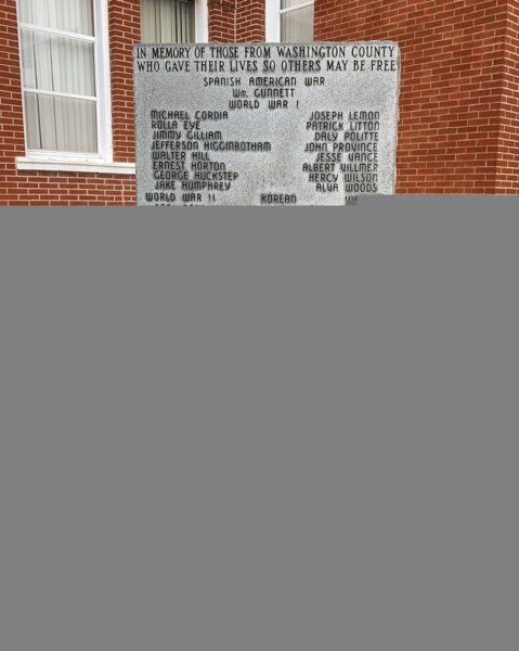 WASHINGTON COUNTY ULTIMATE SACRIFICE WAR MEMORIAL