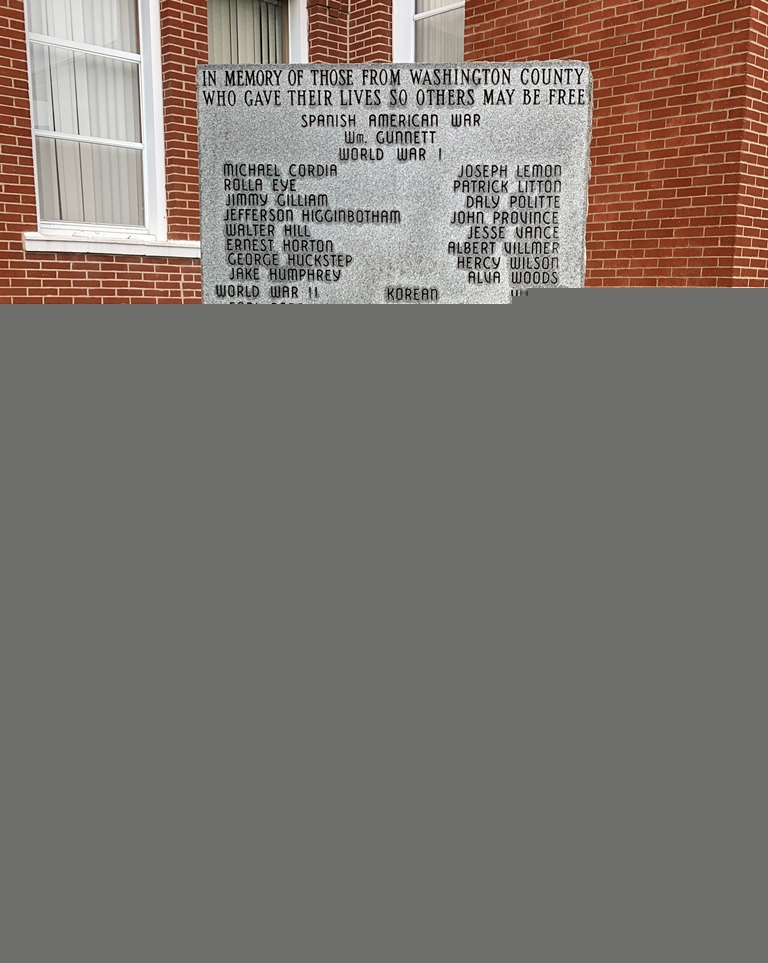 WASHINGTON COUNTY ULTIMATE SACRIFICE WAR MEMORIAL