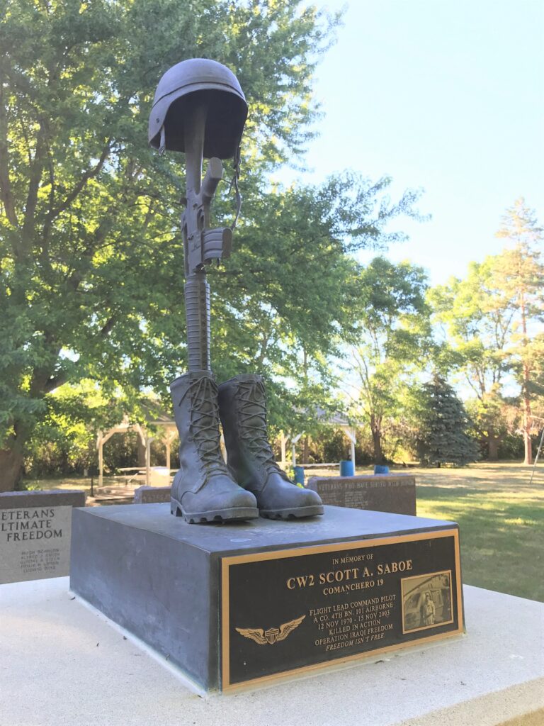 CLARK COUNTY ULTIMATE SACRIFICE WAR MEMORIAL BATTLEFIELD CROSS
