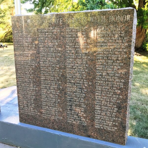 CLARK COUNTY ULTIMATE SACRIFICE WAR MEMORIAL STONE D
