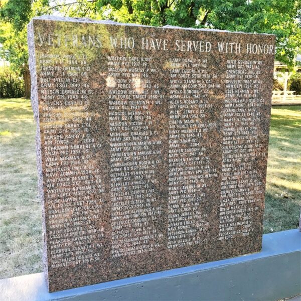 CLARK COUNTY ULTIMATE SACRIFICE WAR MEMORIAL STONE B