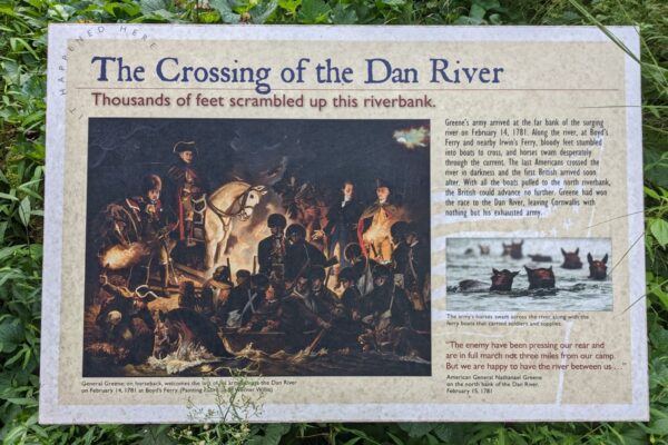 THE CROSSING THE DAN RIVER MEMORIAL PANEL