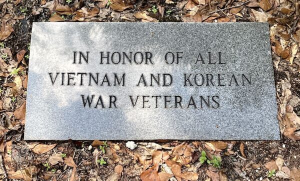 ALL VIETNAM AND KOREAN WAR VETERANS MEMORIAL TABLET