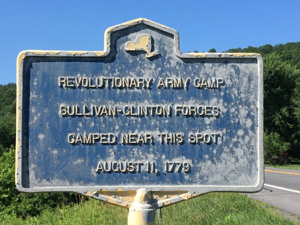 REVOLUTIONARY ARMY CAMP SULLIVAN-CLINTON FORCES MEMORIAL MARKER