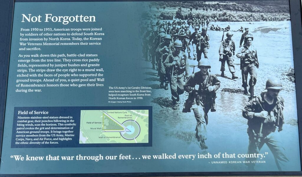 NORTH FORGOTTEN KOREAN WAR VETERANS MEMORIAL PANEL
