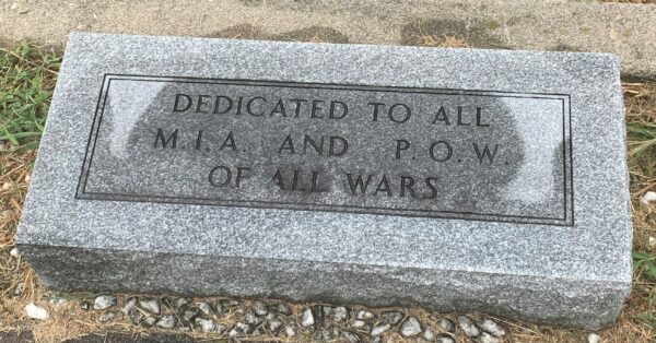 SPARTA M.I.A. AND P.O.W. WAR MEMORIAL TABLET
