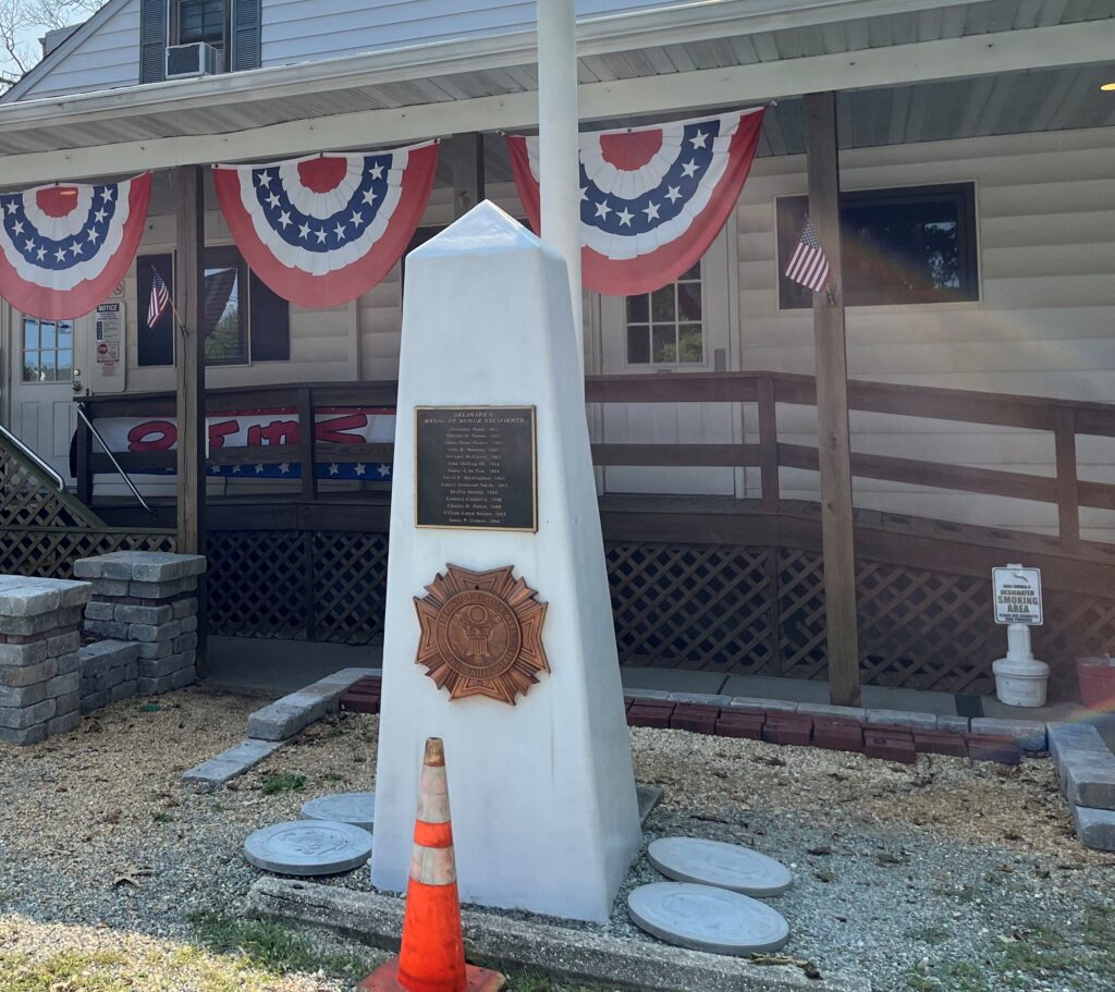 DELAWARE’S MEDAL OF HONOR RECIPIENTS WAR MEMORIAL REHOBOTH BEACH