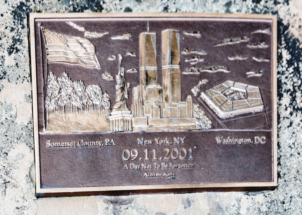 NASHVILLE, IN 09.11.2001 MEMORIAL PLAQUE