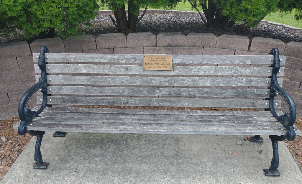 CLYDE KOREAN WAR MEMORIAL BENCH