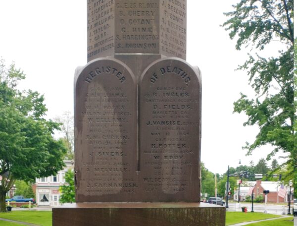 MILAN TWP. CIVIL WAR MEMORIAL SIDE C