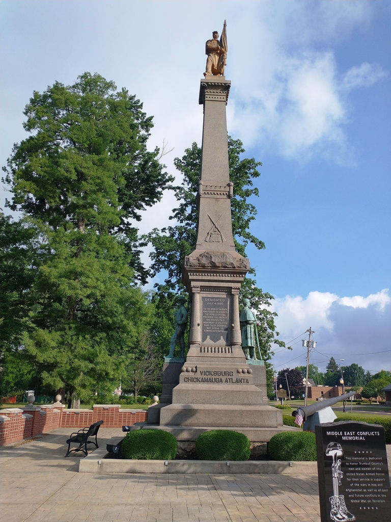 TRUMBULL COUNTY CIVIL WAR MEMORIAL