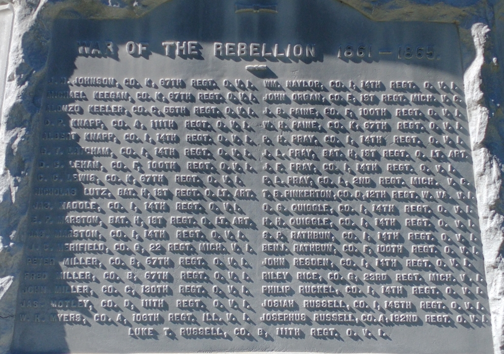 WATERVILLE WAR VETERANS MEMORIAL HONOR ROLL STONE B