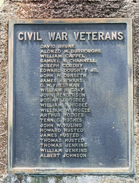 OLD BETHEL METHODIST CHURCH CIVIL WAR VETERANS MEMORIAL