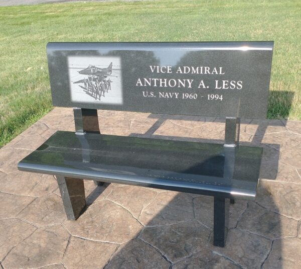 VICE ADMIRAL ANTHONY A. LESS MEMORIAL BENCH