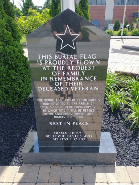 THIS BURIAL FLAG WAR MEMORIAL