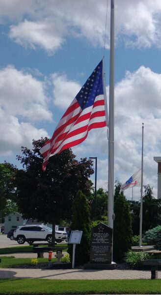 BELLEVUE VETERANS MEMORIAL FLAG