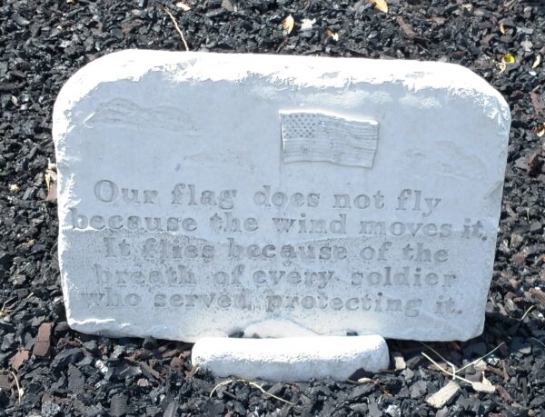 BELLEVUE VETERANS MEMORIAL FLAG STONE