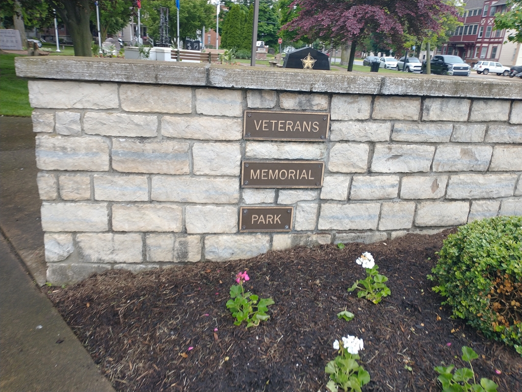 CITY OF SANDUSKY VETERANS MEMORIAL PARK WALL