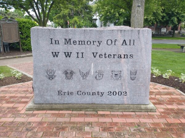 ERIE COUNTY ALL W W II VETERANS MEMORIAL
