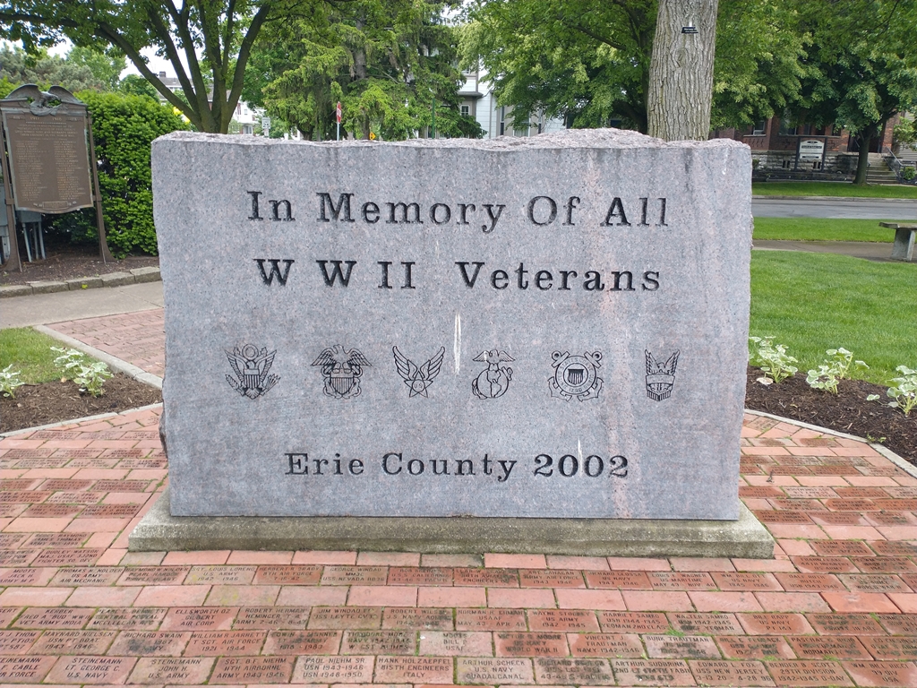 ERIE COUNTY ALL W W II VETERANS MEMORIAL