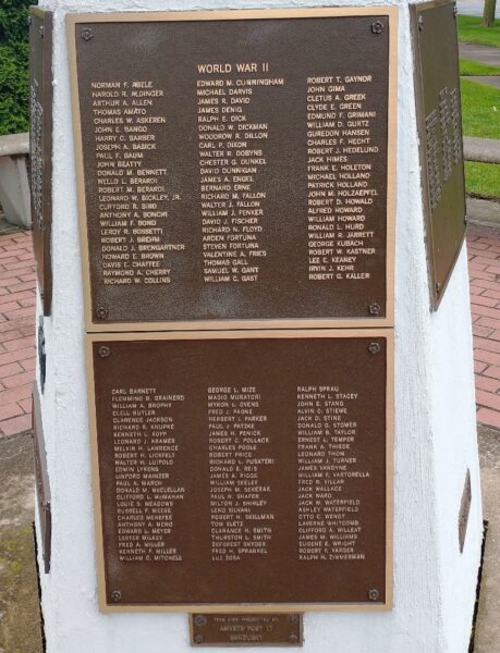 ERIE COUNTY VETERANS MEMORIAL SIDE C