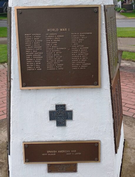 ERIE COUNTY VETERANS MEMORIAL SIDE B