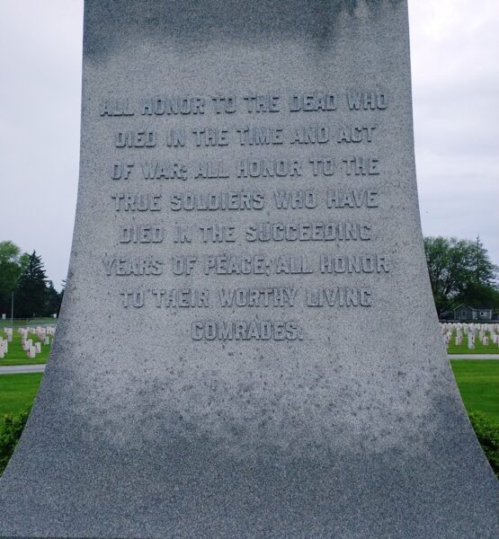 SOLDIER-SAILOR DEAD VETERANS OF ’61 TO ’65 MEMORIAL SIDE C