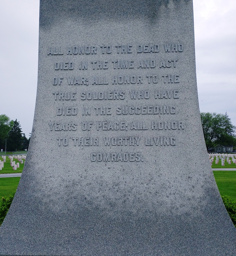 SOLDIER-SAILOR DEAD VETERANS OF ’61 TO ’65 MEMORIAL SIDE C