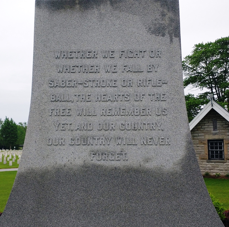 SOLDIER-SAILOR DEAD VETERANS OF ’61 TO ’65 MEMORIAL SIDE B