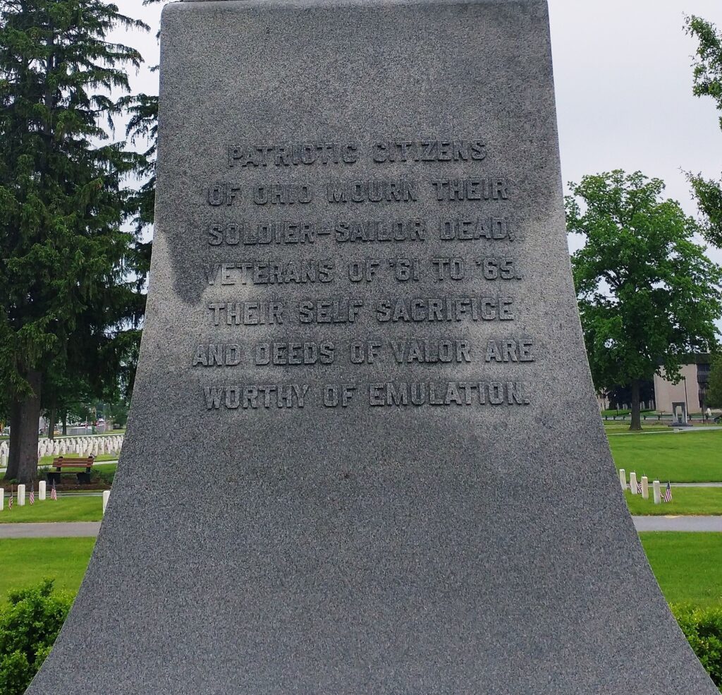SOLDIER-SAILOR DEAD VETERANS OF ’61 TO ’65 MEMORIAL SIDE A