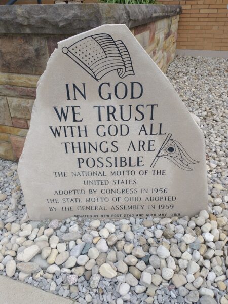 VFW POST 2743 IN GOD WE TRUST MEMORIAL