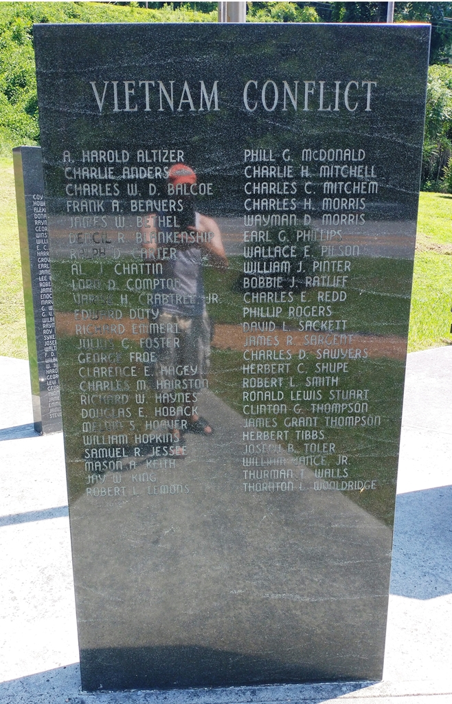 MCDOWELL COUNTY ALL VETERANS MEMORIAL STONE H